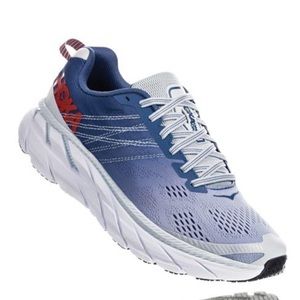 Hoka Clifton 6 Trail Running Shoes Moonlight Blue 7.5